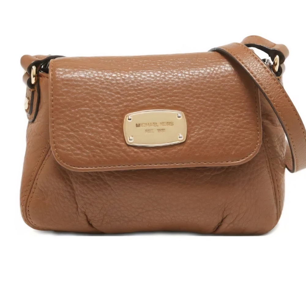 Michael Kors Tan Leather Crossbody Bag